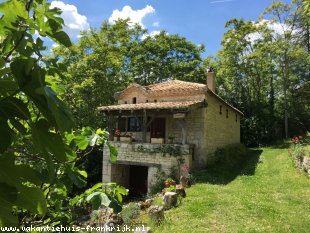 vakantiewoning in Frankrijk te huur: Idillisch vakantiehuisje (Gite) Lot Midi Pyrenees. 