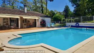 Vakantiehuis bij de golf: Vakantiewoning met privé zwembad in de Charente