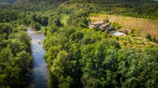 Aerial View of Le Mas de Roussa <br>Aerial view of the property