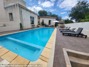 vakantiehuis in Frankrijk te huur: Luxe vakantievilla met groot privé zwembad, 15min vanaf het strand 