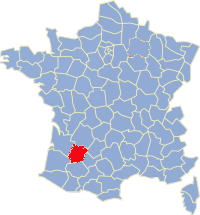 Lot et Garonne Frankrijk
