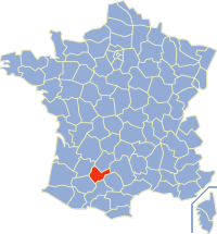 Tarn et Garonne Frankrijk