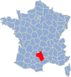 Aveyron in de Midi Pyrénées
