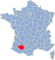 Gers in de Midi Pyrénées